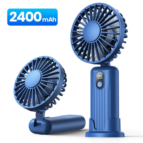 5000Mah Mini Portable Fan, USB Desk Electric Fan, Small Personal Hand Fan with USB Rechargeable Cooling Neck Fans for Room
